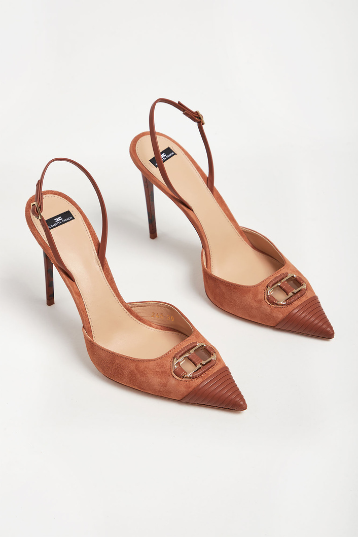 Szpilki skórzane ELISABETTA FRANCHI