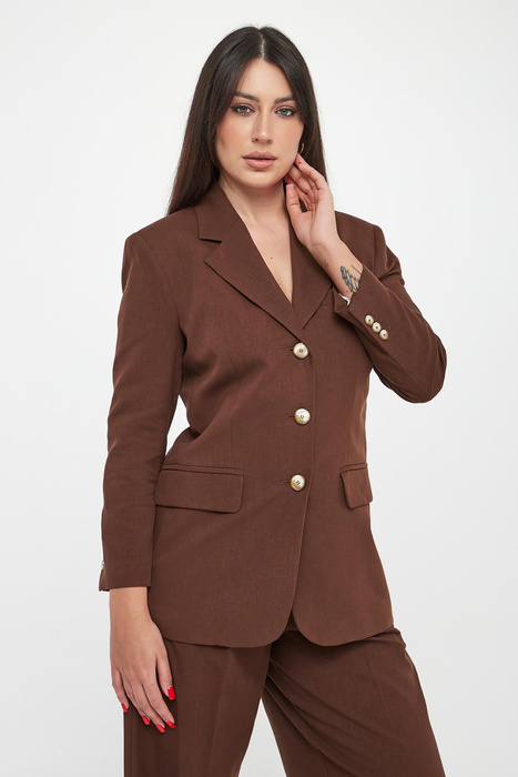 Marynarka damska z lnem MLSCACHI MARELLA SPORT