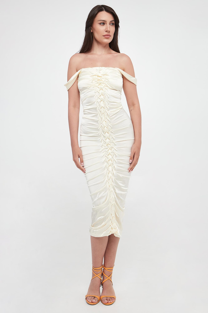 Sukienka marszczona PATRIZIA PEPE