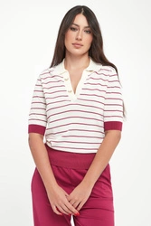 Sweter damski w stylu polo LIU JO