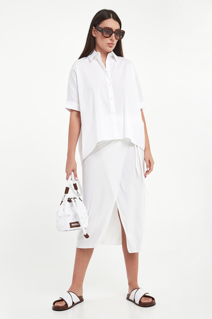 Koszula damska z krótkim rękawem Pittura MAX MARA BEACHWEAR