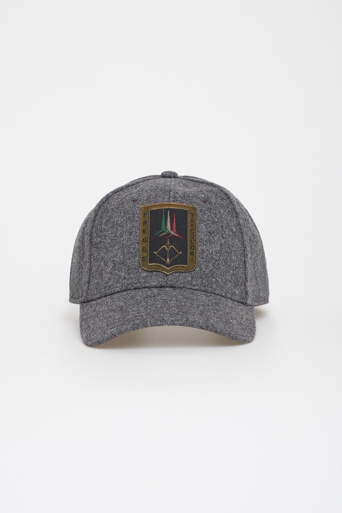 Czapka męska wełniana z daszkiem AERONAUTICA MILITARE