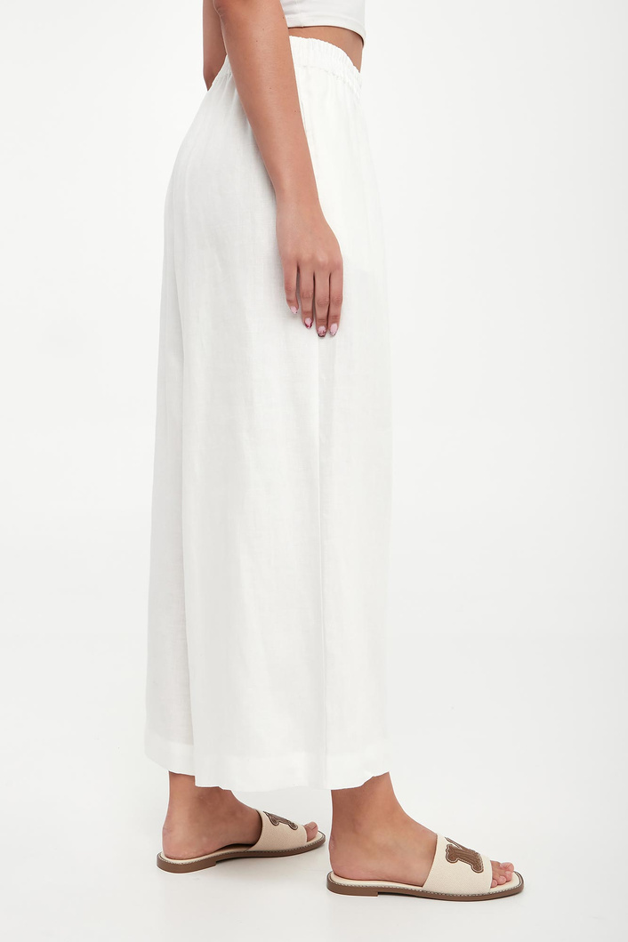 Spodnie damskie lniane Felino WEEKEND MAX MARA