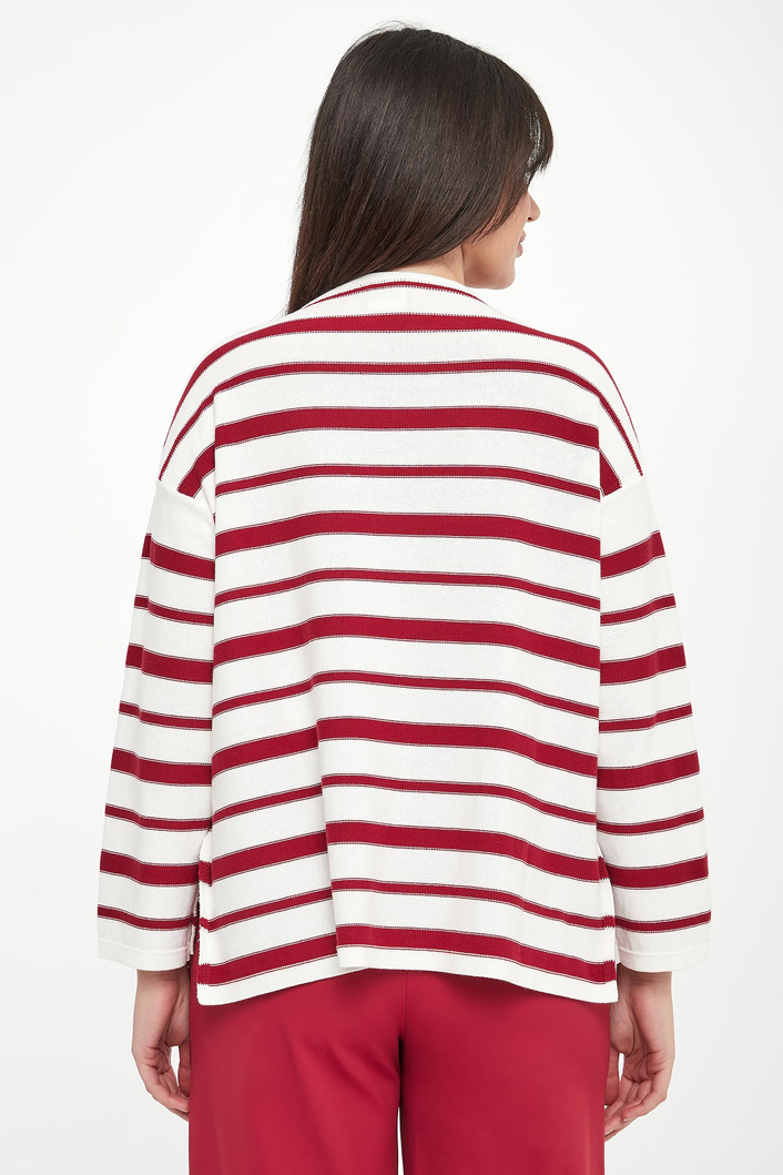 Sweter damski w paski Locusta MM