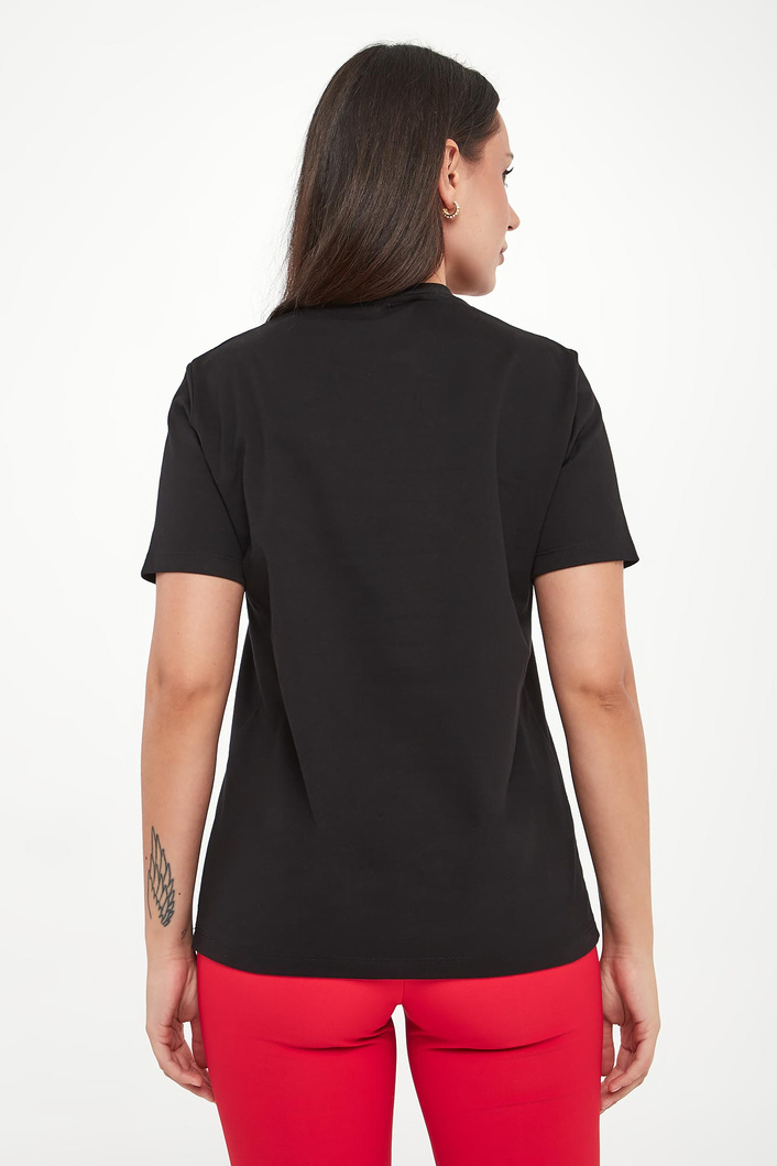 T-shirt damski z logo ELISABETTA FRANCHI