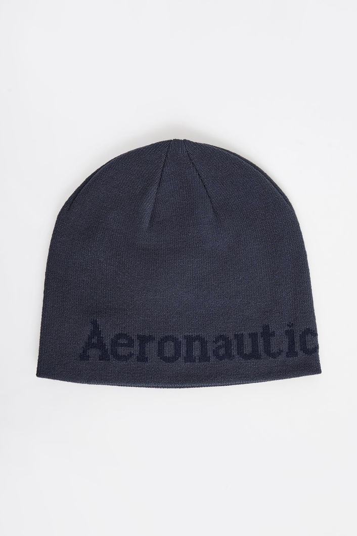 Czapka męska z logo AERONAUTICA MILITARE