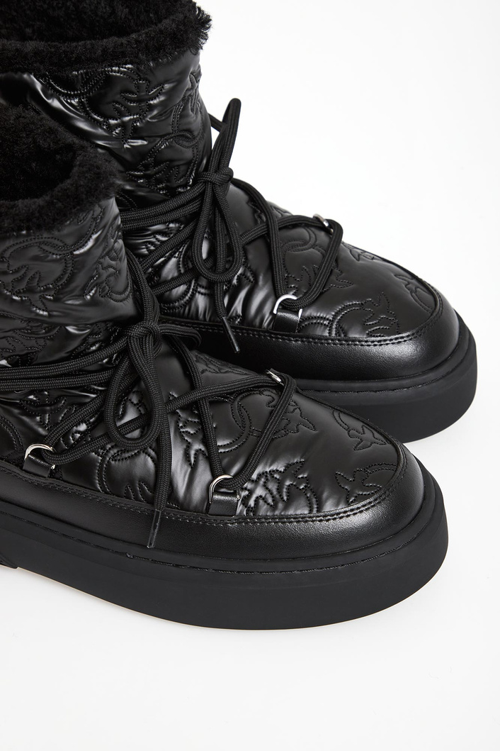 Śniegowce damskie skórzane Yoko 19 PINKO