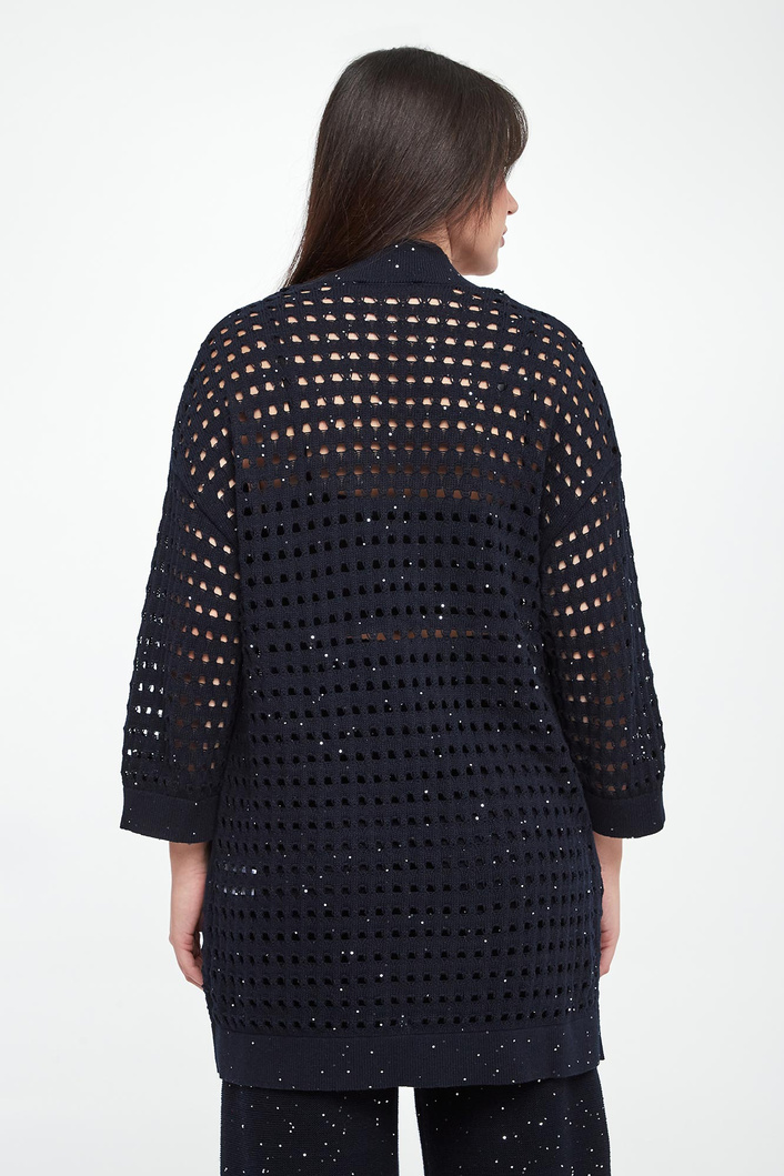 Kardigan damski ażurowy JOSEPH RIBKOFF