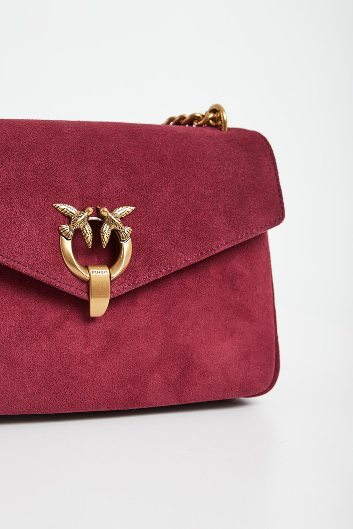 Torebka damska zamszowa Cupido Messenger Classic Suede PINKO