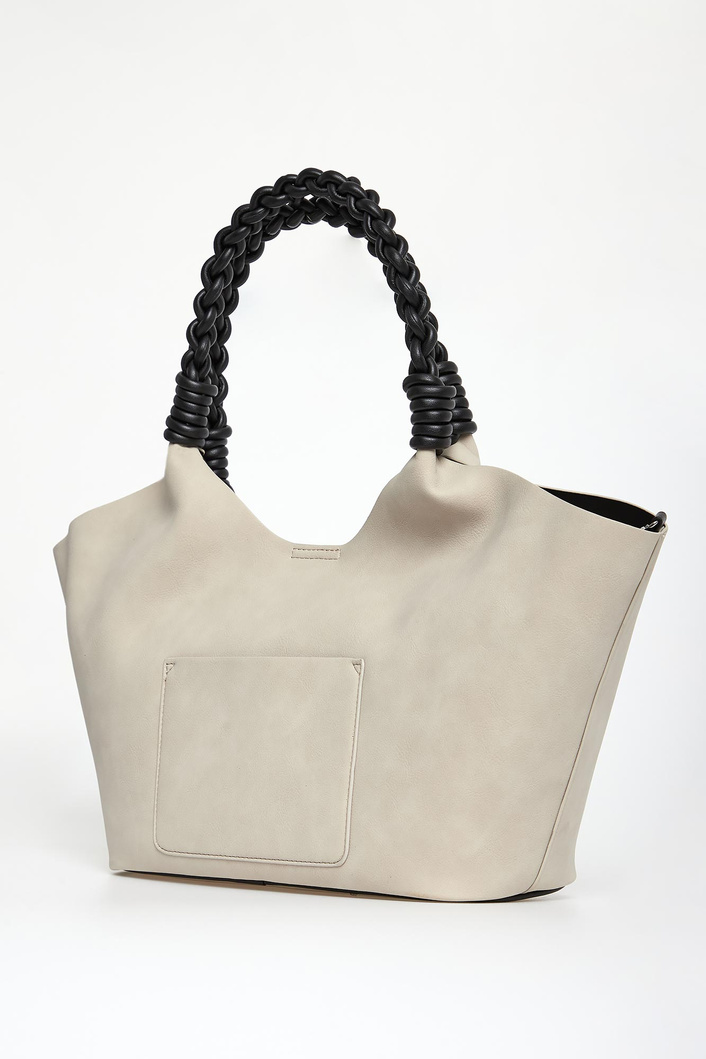 Torebka damska z imitacji zamszu Paula DKNY