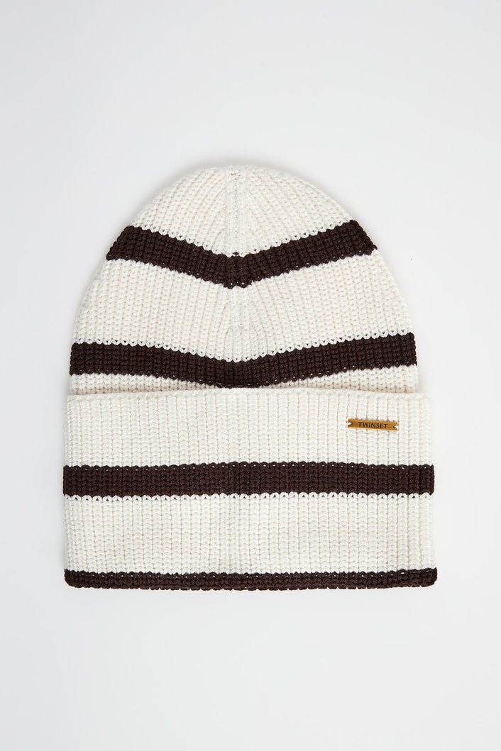 Czapka damska z wełną TWINSET U&B