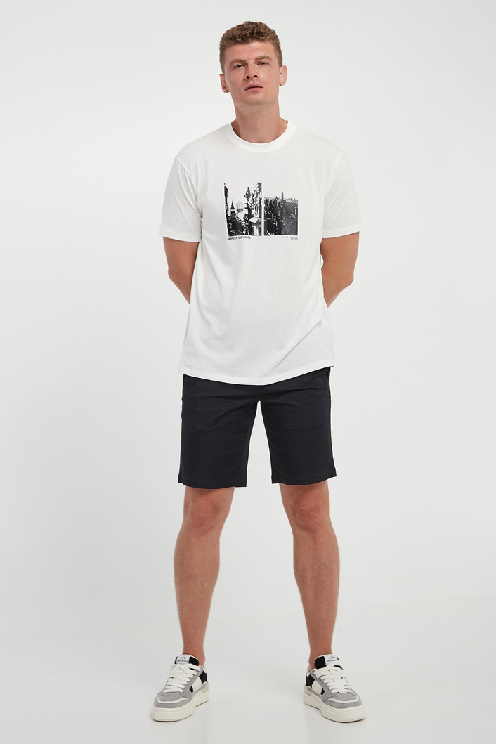 T-shirt męski z nadrukiem ARMANI EXCHANGE