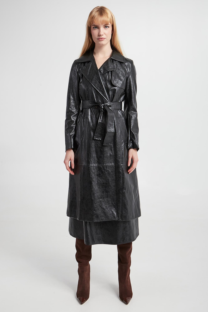 Trencz damski z ekoskóry Slam MARELLA