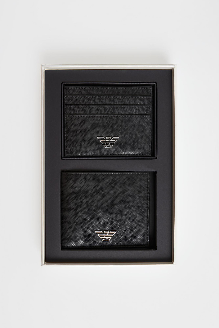 Portfel + etui na karty męskie EMPORIO ARMANI