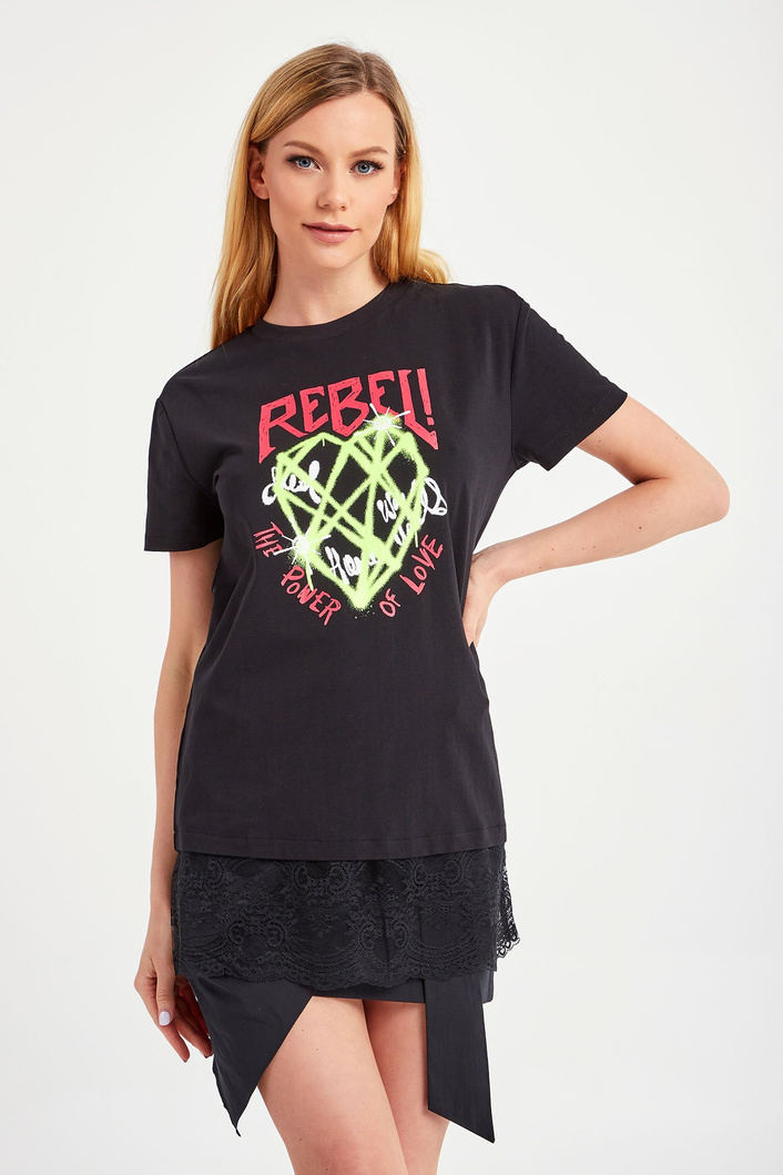 T-shirt damski TWINSET ACTITUDE