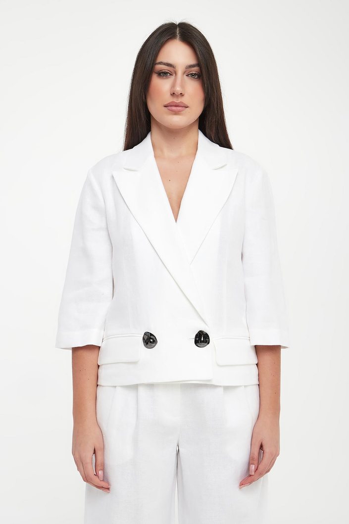 Żakiet lniany ARMANI EXCHANGE