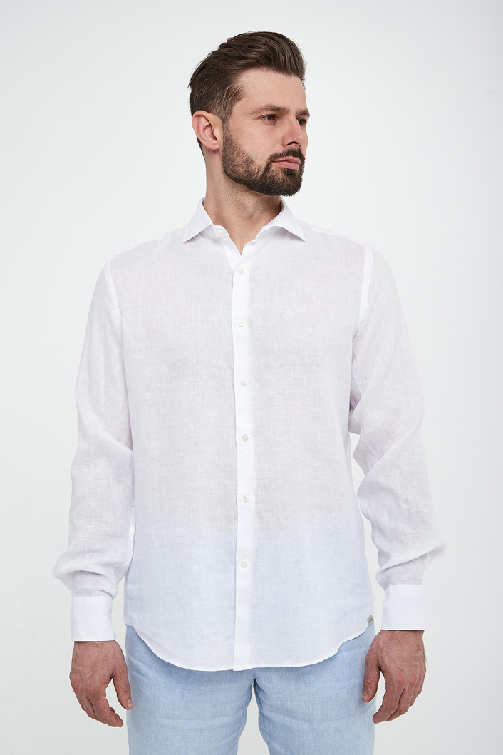 Koszula męska lniana PAUL&SHARK