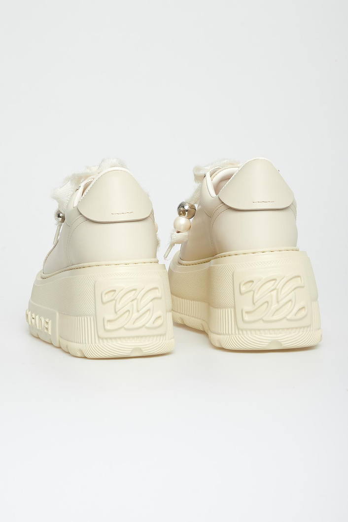 Sneakersy damskie skórzane CASADEI