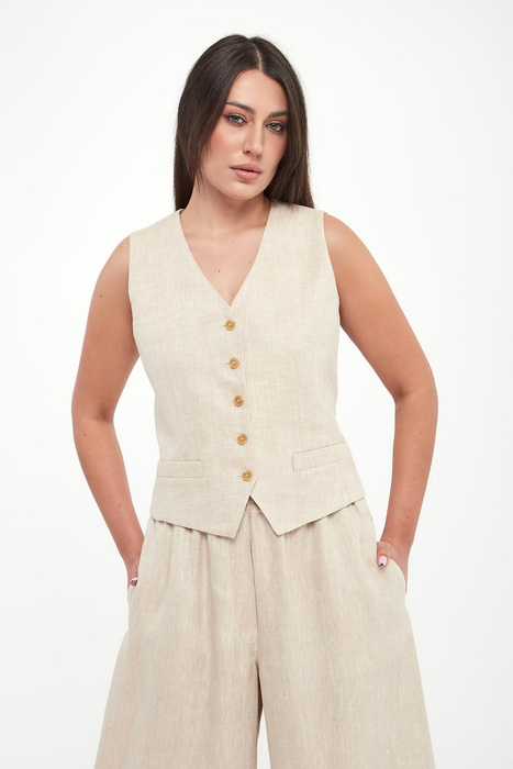 Kamizelka damska lniana Pace WEEKEND MAX MARA