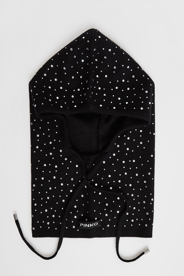 Kominiarka damska wełniana balaclava PINKO