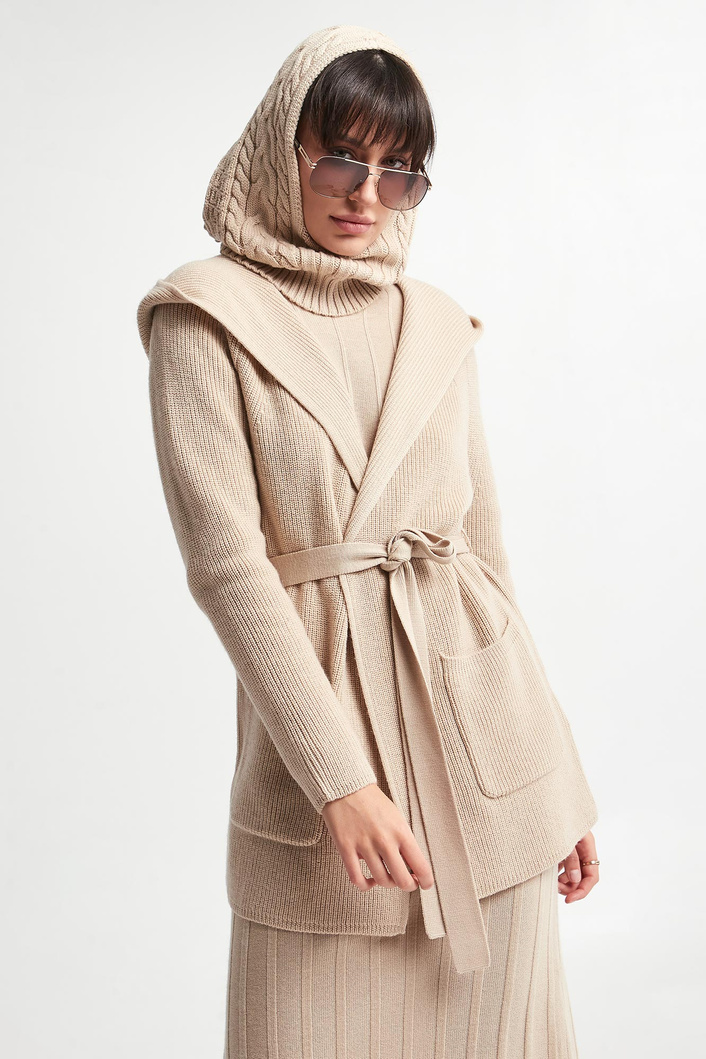 Kardigan damski wełniany Nava MAX MARA LEISURE