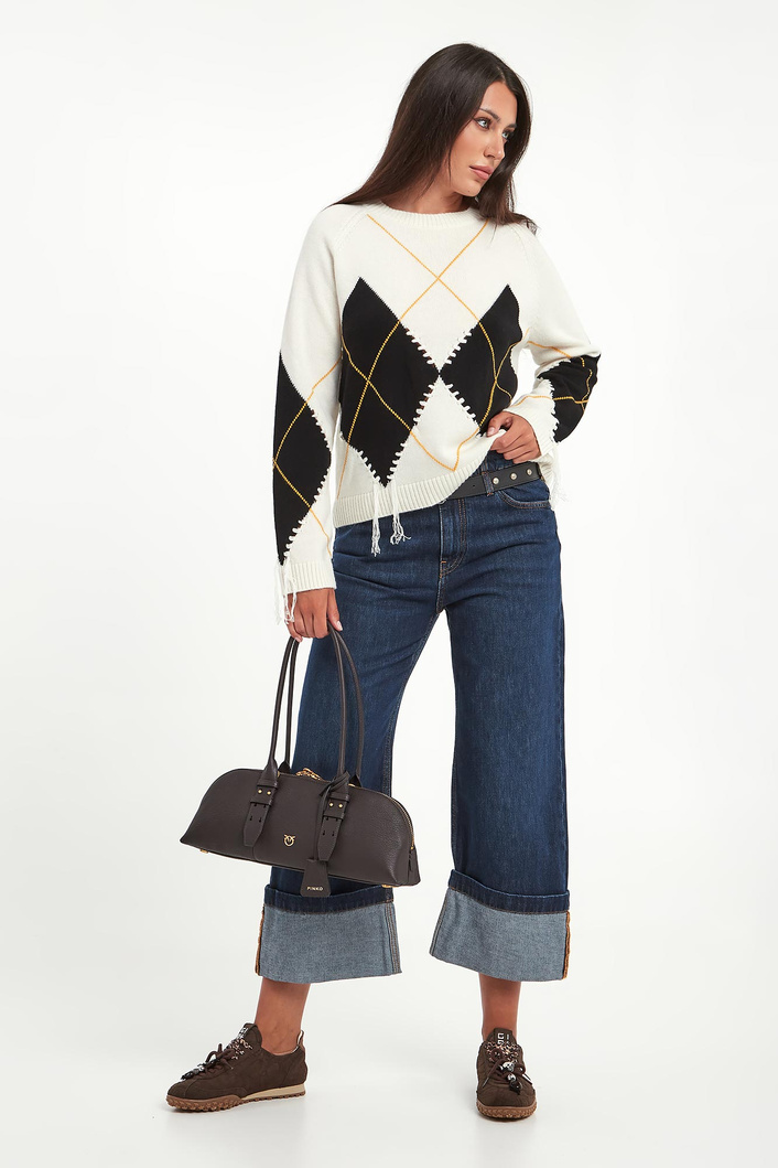 Sweter damski wełniany Berna Pull PINKO