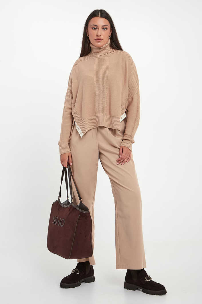 Sweter damski z golfem LIU JO
