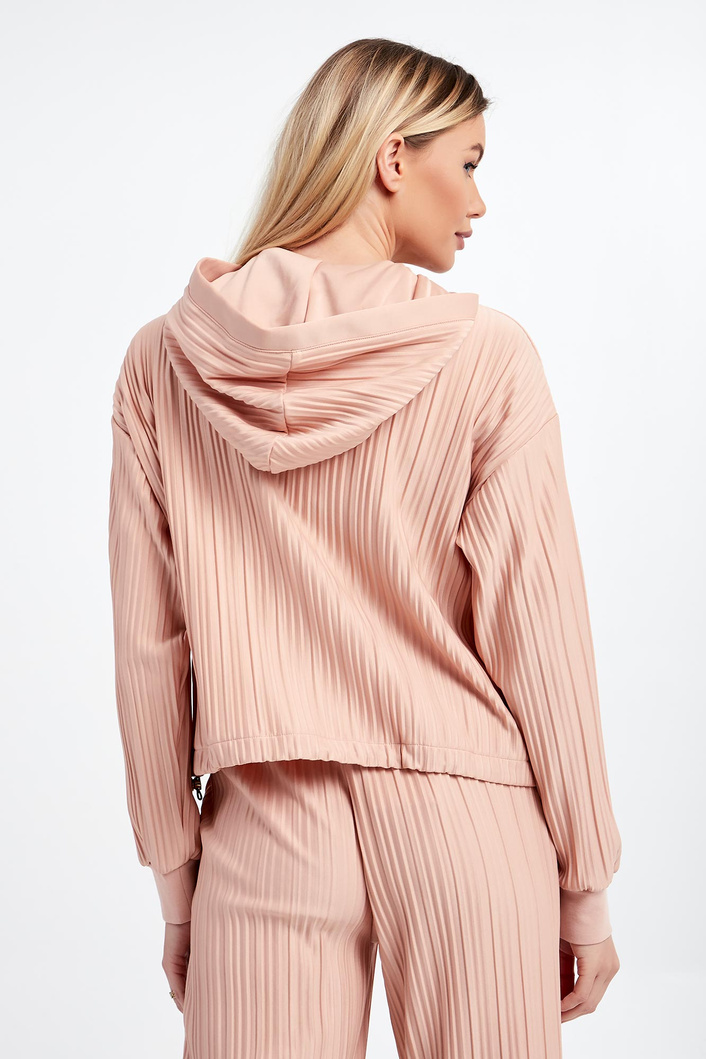 Bluza dresowa damska plisowana LIU JO