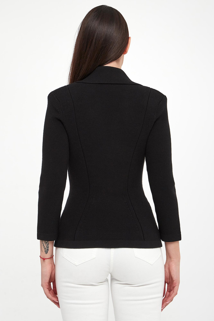 Blezer damski z dzianiny ELISABETTA FRANCHI