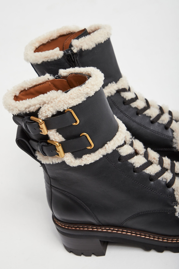 Trapery skórzane SEE BY CHLOÉ