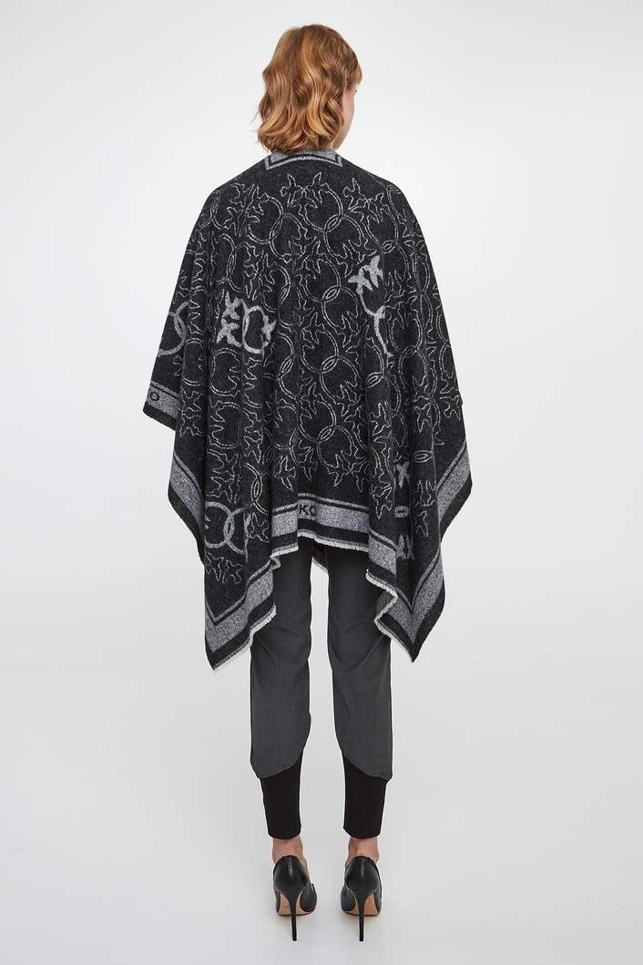 Ponczo damskie wełniane Croazia PINKO