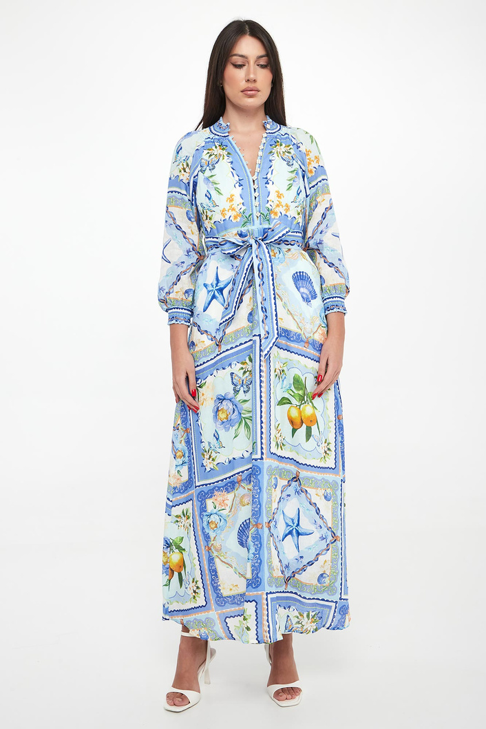 Sukienka maxi lniana HALE BOB