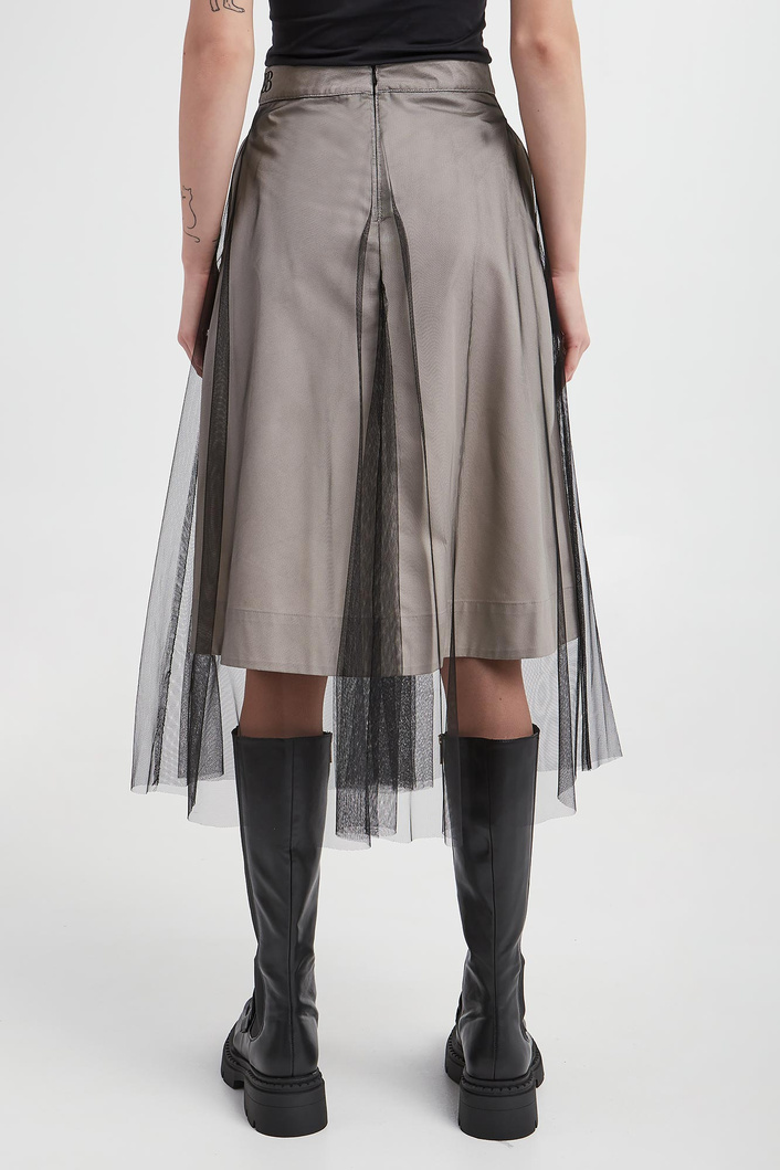 Spódnica midi z tiulem TWINSET U&B
