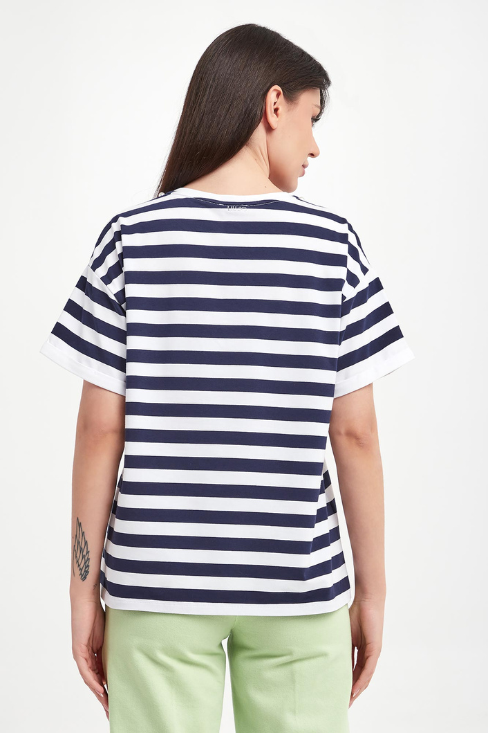 T-shirt damski w paski LIU JO
