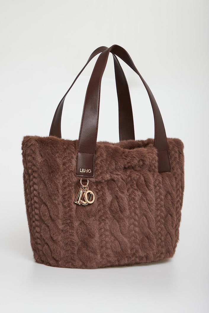 Torebka futerkowy shopper LIU JO