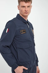  Kurtka męska z kołnierzem AERONAUTICA MILITARE