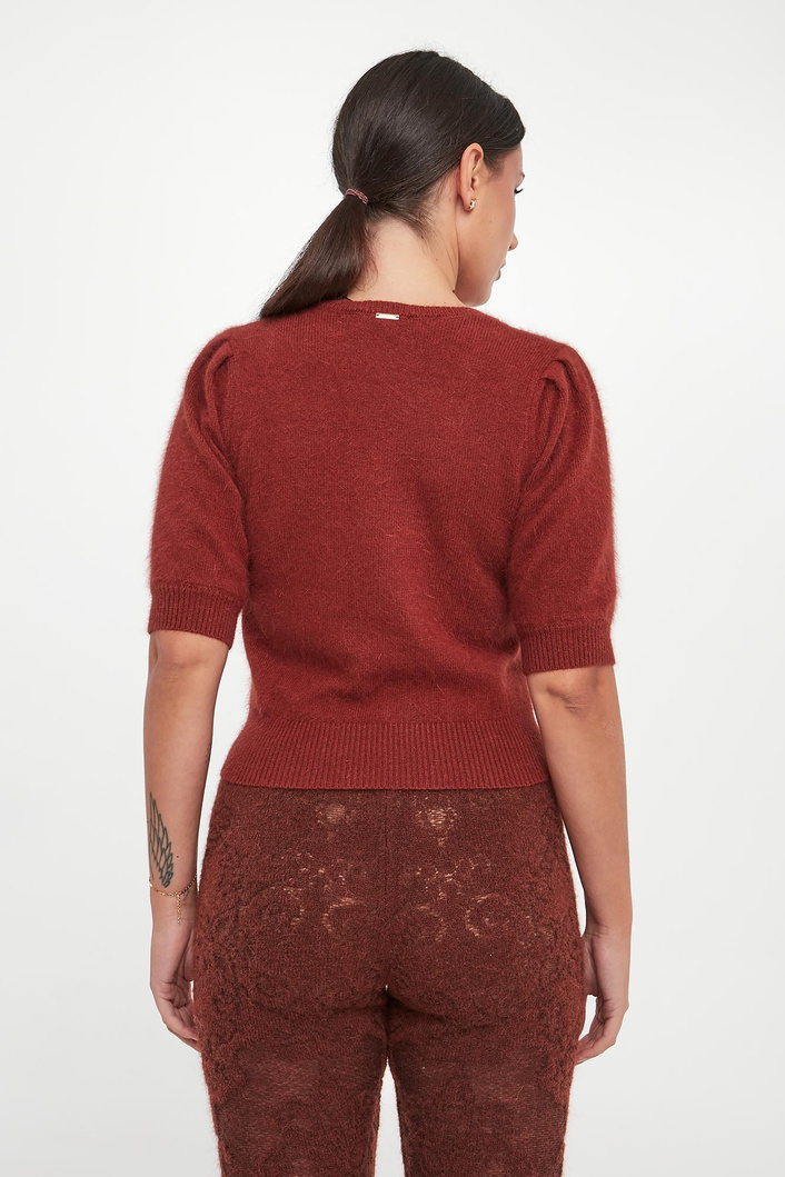 Sweter damski z przypinką TWINSET