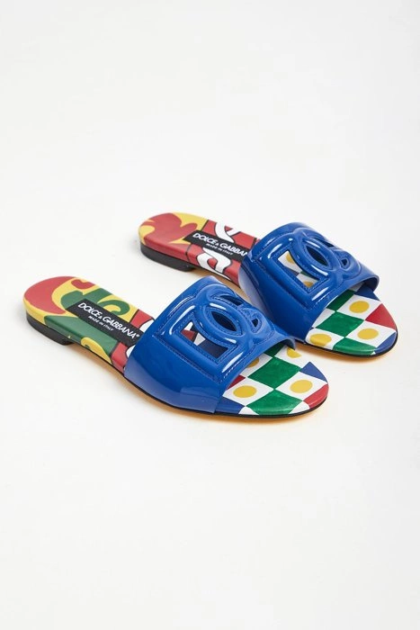 Klapki damskie skórzane DOLCE & GABBANA