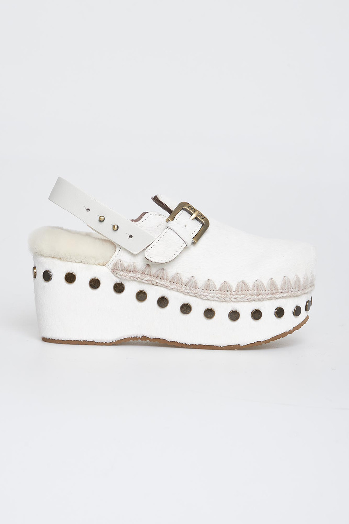 Klapki damski Pony skin clog MOU