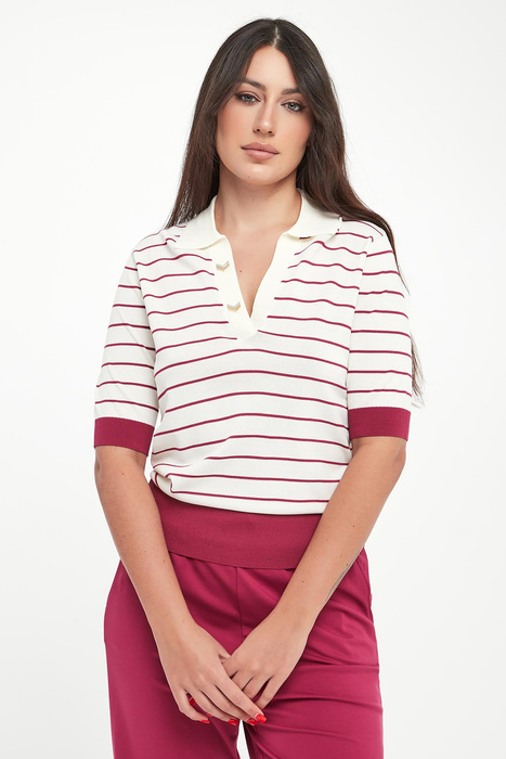 Sweter damski w stylu polo LIU JO