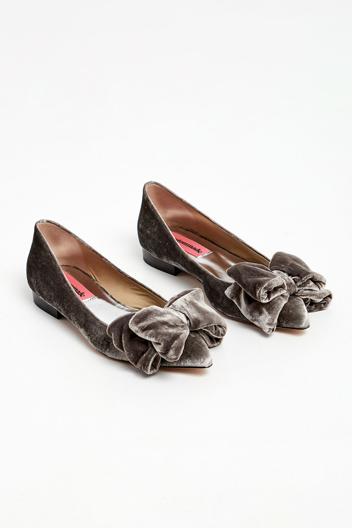 Baleriny welurowe CUSTOMMADE