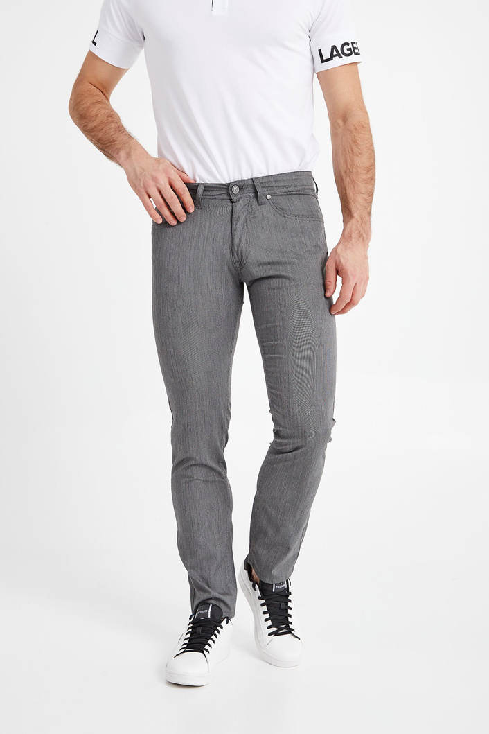 Spodnie tkaninowe KARL LAGERFELD