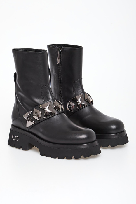 Botki damskie skórzane CESARE CASADEI