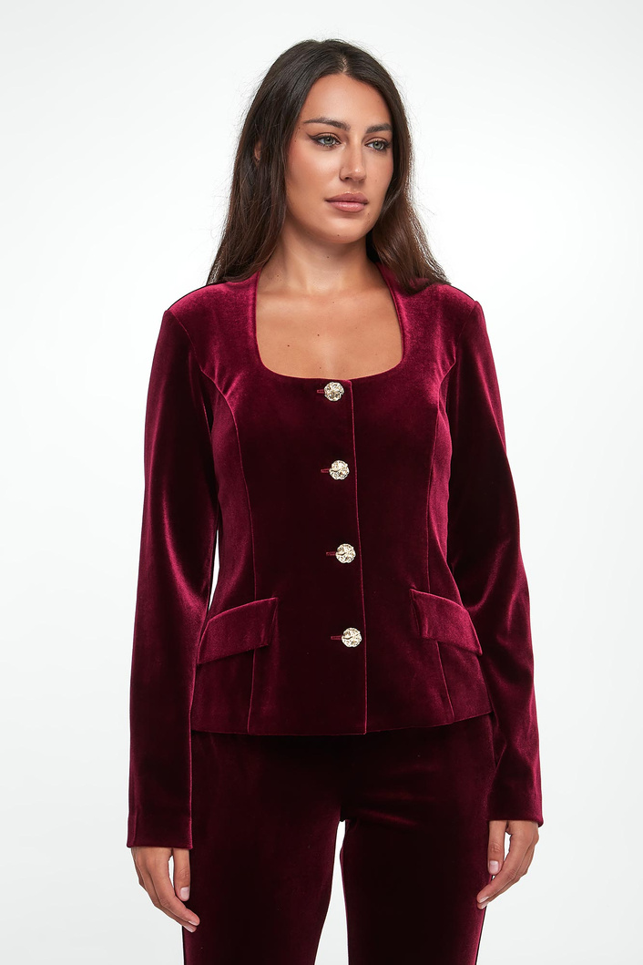 Żakiet damski welurowy JOSEPH RIBKOFF