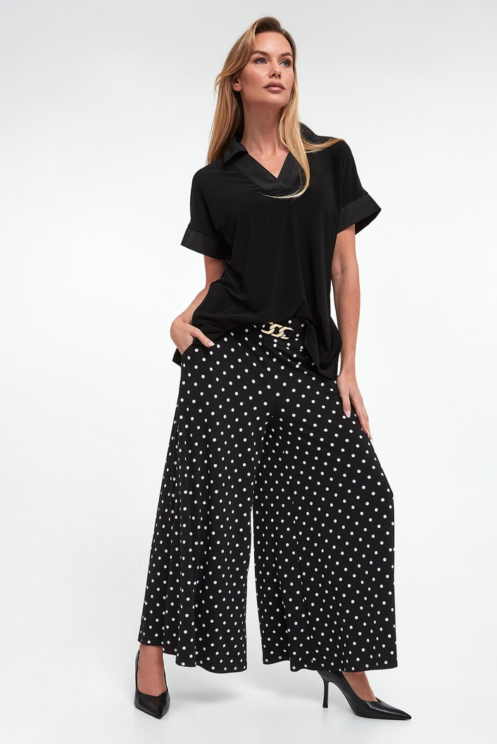 Spodnie damskie w groszki JOSEPH RIBKOFF
