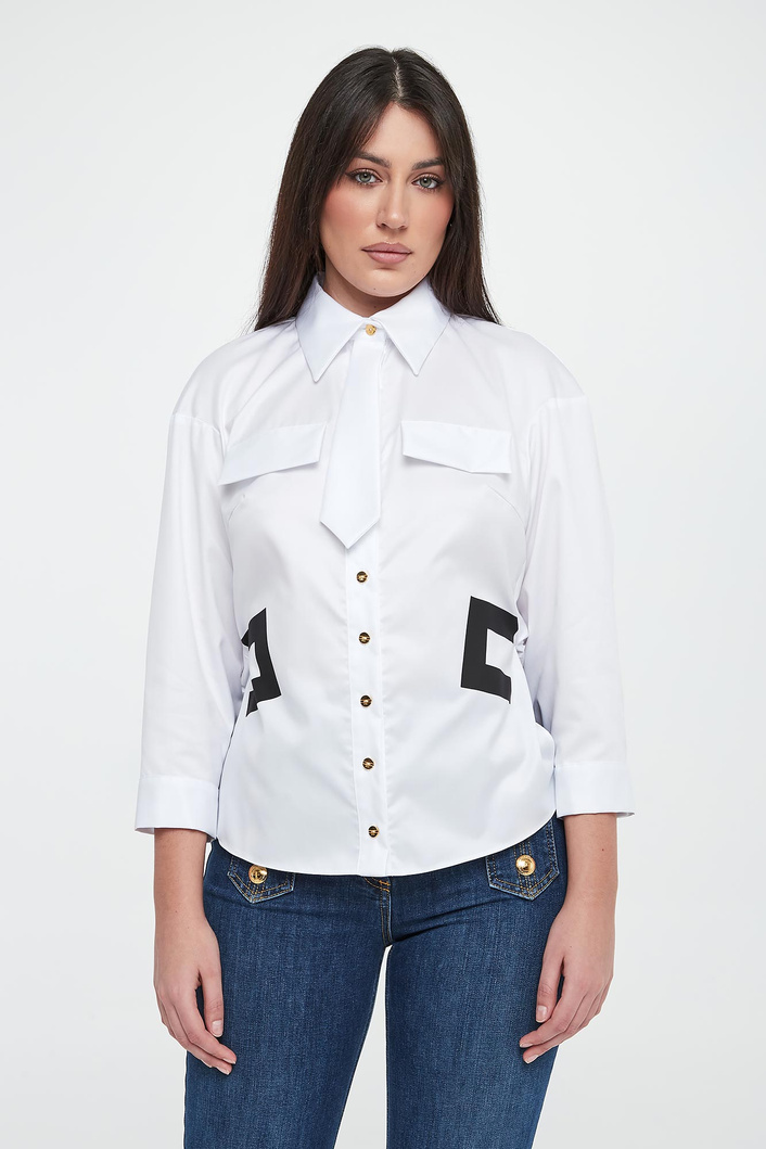 Koszula damska z krawatem ELISABETTA FRANCHI