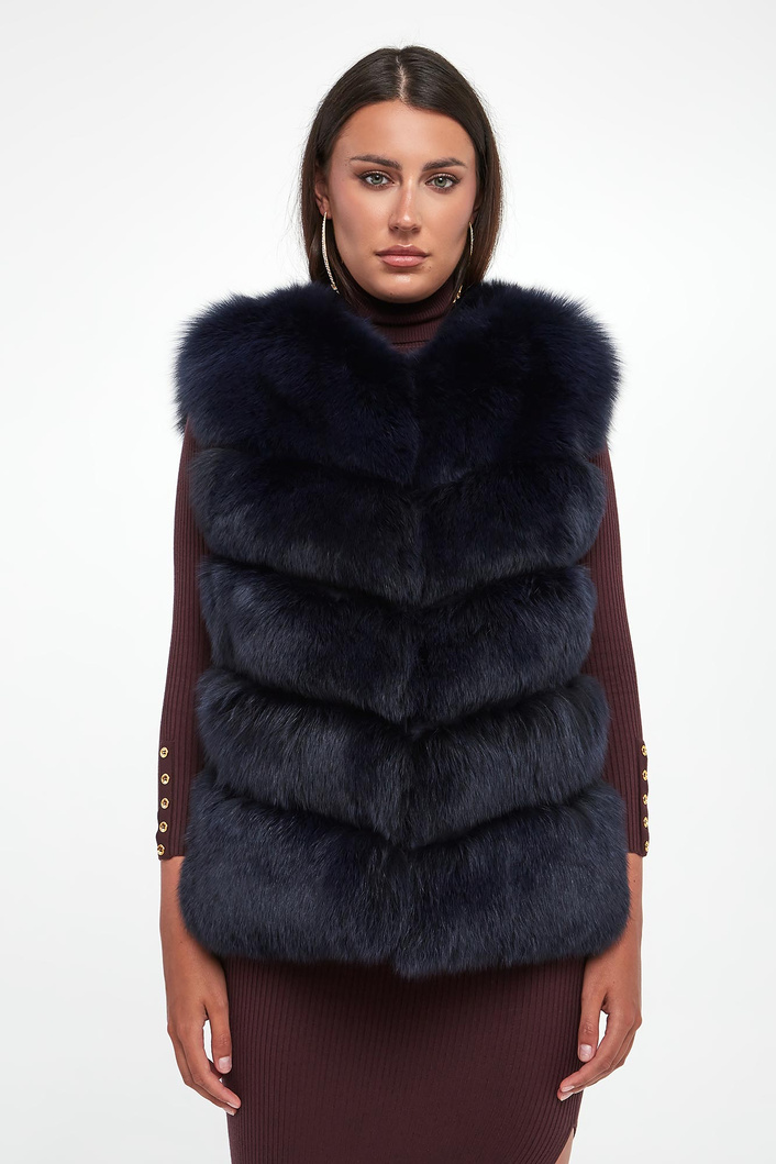 Kamizelka damska futrzana z lisa SUPREMA