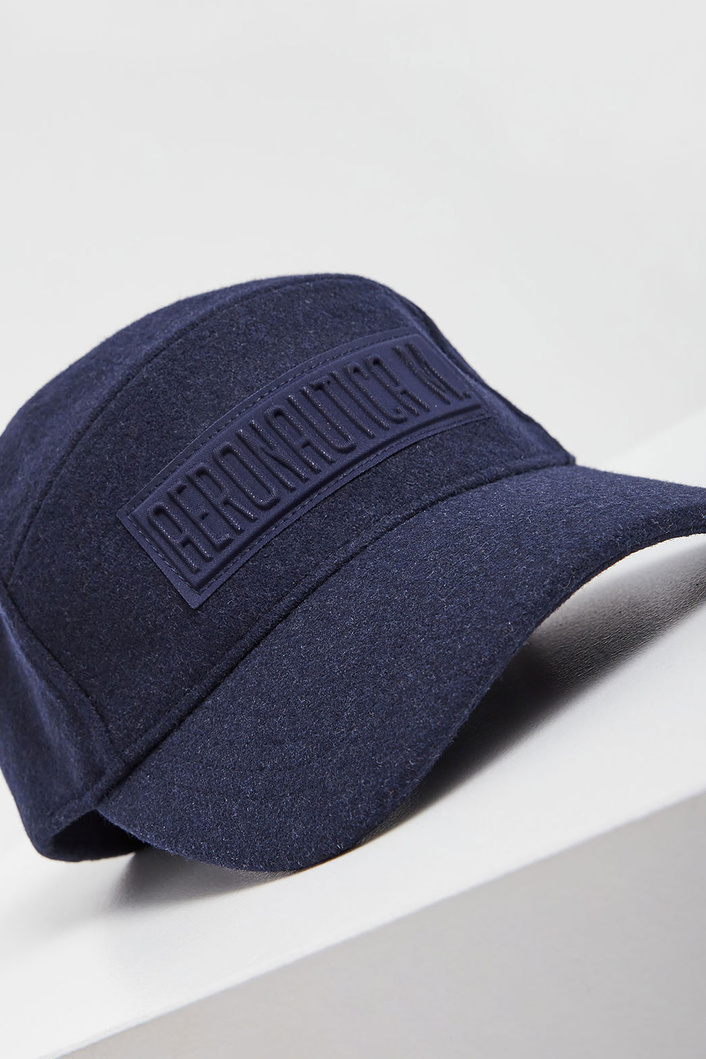 Czapka z daszkiem wełniana AERONAUTICA MILITARE