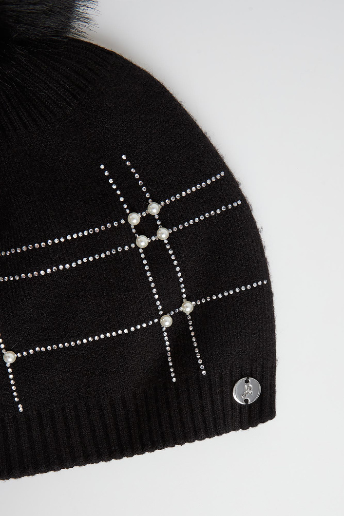 Czapka damska z pomponem JOSEPH RIBKOFF