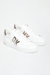 Sneakersy damskie skórzane DKNY